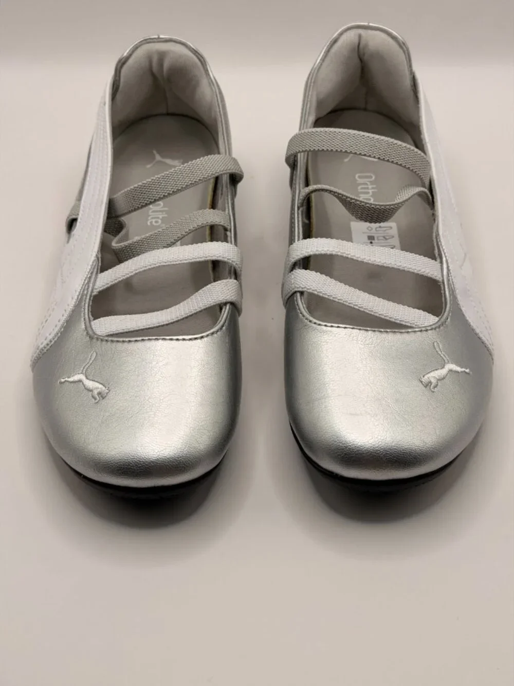 Puma Womens Speedcat Ballet Metallic Ballet Sneakers Sz 8 M